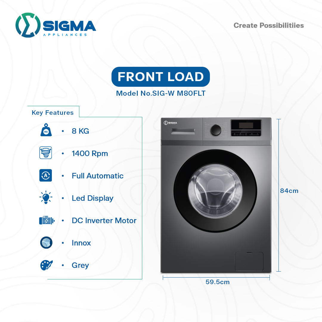 SIG-W M80FLT 8KG Fully Automatic Top Load Washing Machine 2 SIG-W M80FLT 8KG Fully Automatic Top Load Washing Machine - Image 2